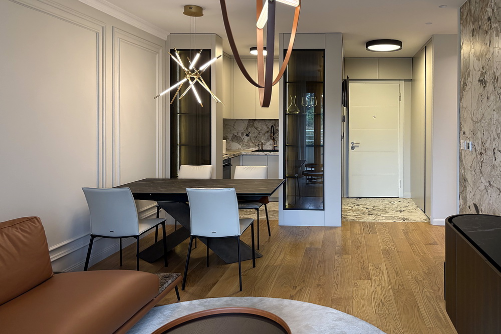 Trosoban stan, Elixir Garden - dnevna soba, trpezarija, kuhinja | 2-Br apartment, Elixir Garden - living room, dining room, ktichen