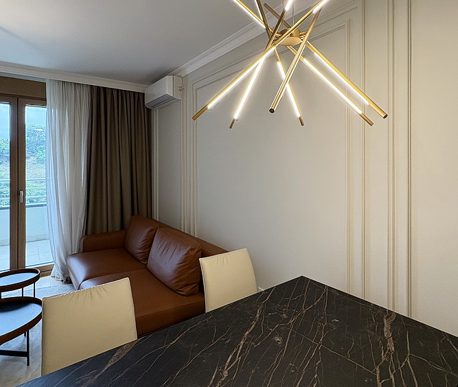 Trosoban stan, Elixir Garden - dnevna soba, trpezarija, kuhinja | 2-Br apartment, Elixir Garden - living room, dining room, ktichen