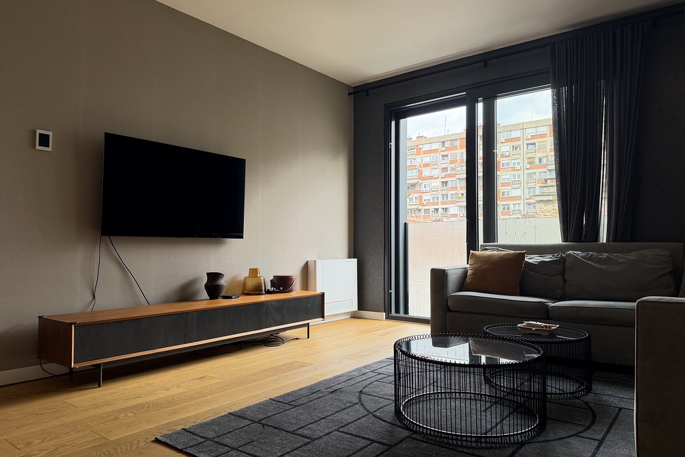 Trosoban stan, Neimar - dnevna soba, trpezarija | 2-Br apartment, Neimar - living room, dining room