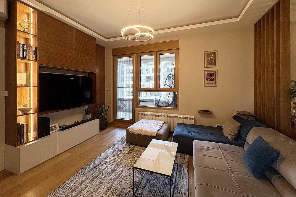 Trosoban stan, Wellport - dnevna soba, trpezarija, kuhinja | 2-Br apartment, Wellport - living room, dining room, kitchen