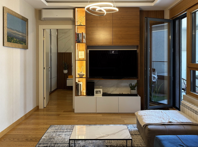 Trosoban stan, Wellport - dnevna soba, trpezarija, kuhinja | 2-Br apartment, Wellport - living room, dining room, kitchen