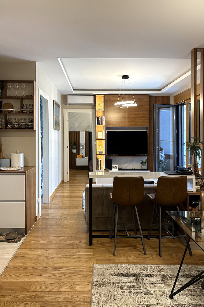 Trosoban stan, Wellport - dnevna soba, trpezarija, kuhinja | 2-Br apartment, Wellport - living room, dining room, kitchen
