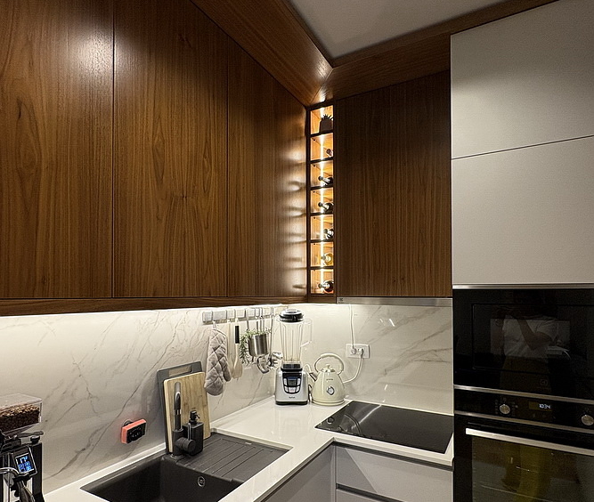 Trosoban stan, Wellport - dnevna soba, trpezarija, kuhinja | 2-Br apartment, Wellport - living room, dining room, kitchen