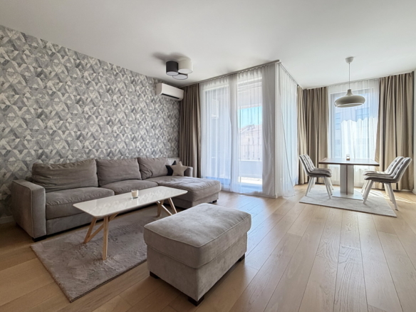 Dvosoban stan, K-District - dnevna soba, trpezarija, kuhinja | 1-Br apartment, K-District - living room, dining room, kitchen