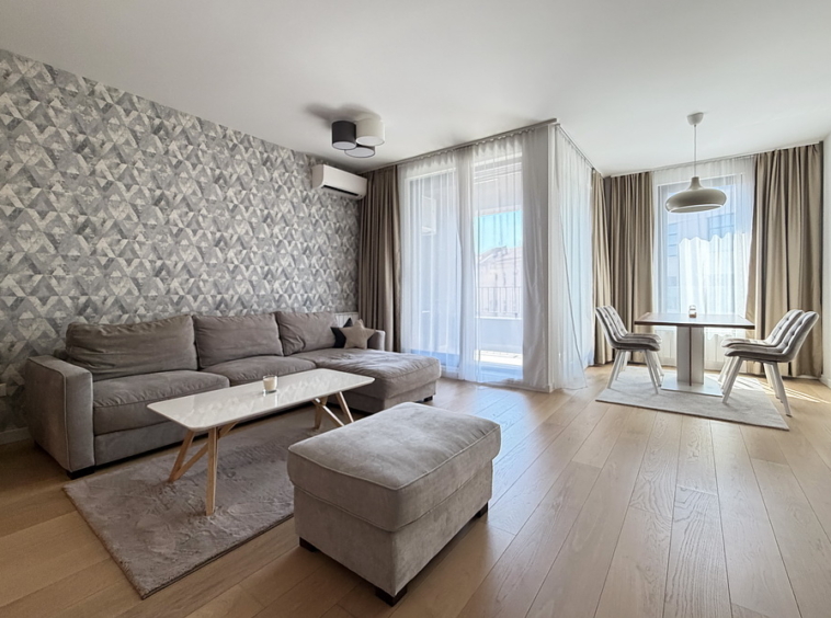 Dvosoban stan, K-District - dnevna soba, trpezarija, kuhinja | 1-Br apartment, K-District - living room, dining room, kitchen