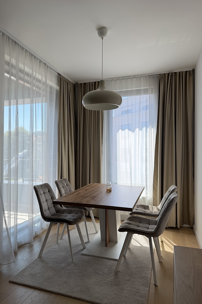 Dvosoban stan, K-District - dnevna soba, trpezarija, kuhinja | 1-Br apartment, K-District - living room, dining room, kitchen
