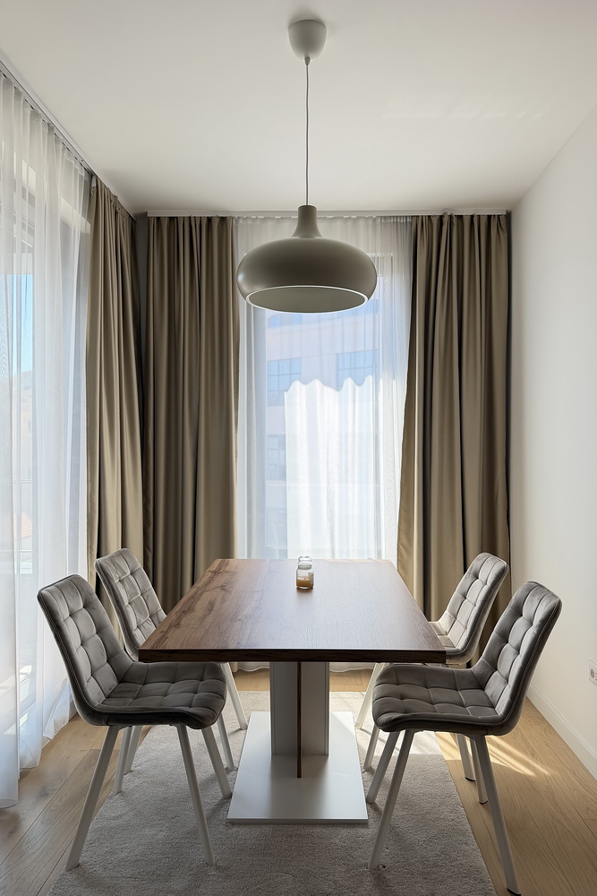 Dvosoban stan, K-District - dnevna soba, trpezarija, kuhinja | 1-Br apartment, K-District - living room, dining room, kitchen