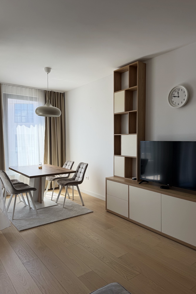 Dvosoban stan, K-District - dnevna soba, trpezarija, kuhinja | 1-Br apartment, K-District - living room, dining room, kitchen