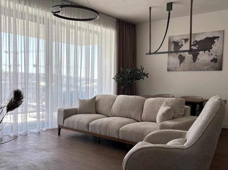 Trosoban stan, BW Perla - dnevna soba, trpezarija, kuhinja | 2-Br apartment, BW Perla - living room, dining room, kitchen