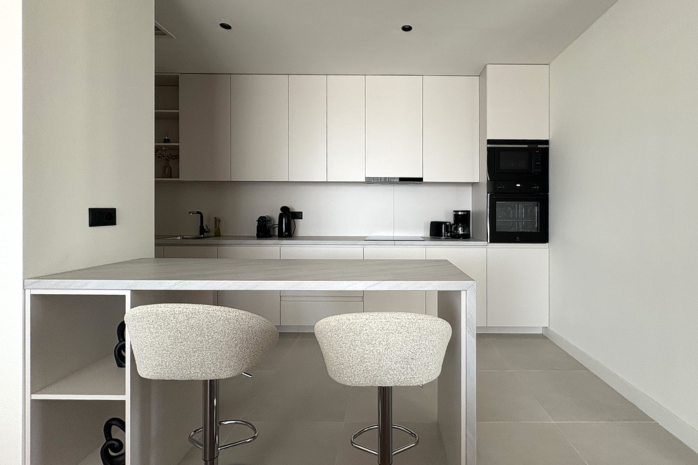 Trosoban stan, BW Perla - dnevna soba, trpezarija, kuhinja | 2-Br apartment, BW Perla - living room, dining room, kitchen