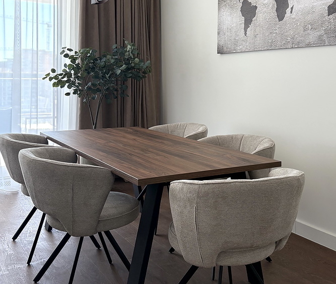 Trosoban stan, BW Perla - dnevna soba, trpezarija, kuhinja | 2-Br apartment, BW Perla - living room, dining room, kitchen
