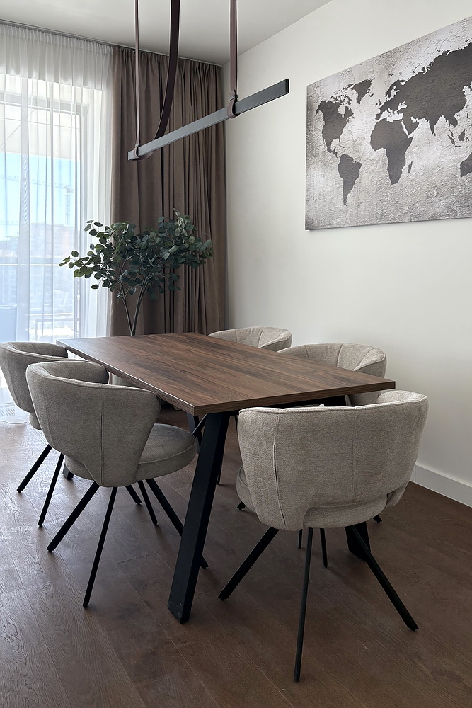 Trosoban stan, BW Perla - dnevna soba, trpezarija, kuhinja | 2-Br apartment, BW Perla - living room, dining room, kitchen