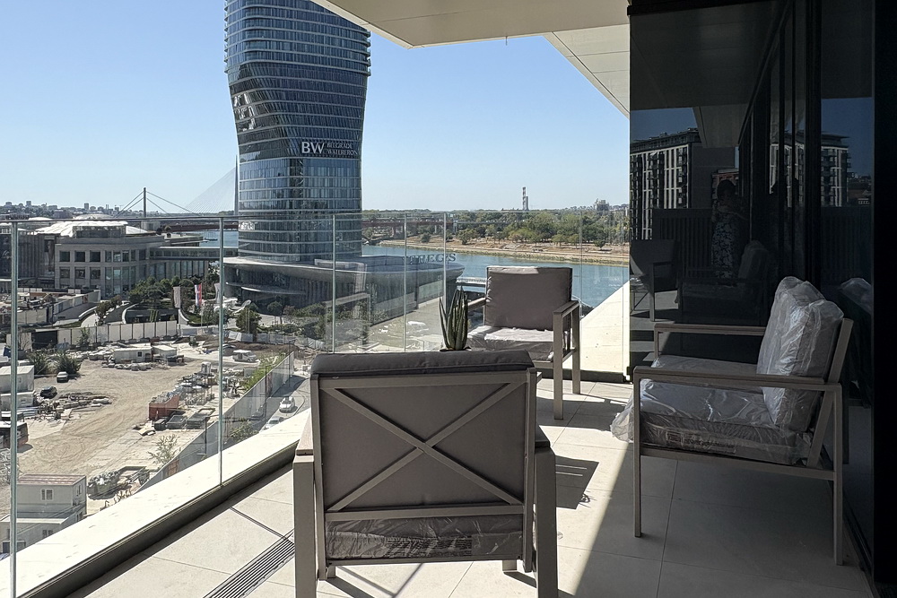 Trosoban stan, BW Perla - pogled s terase | 2-Br apartment, BW Perla - view from the terrace