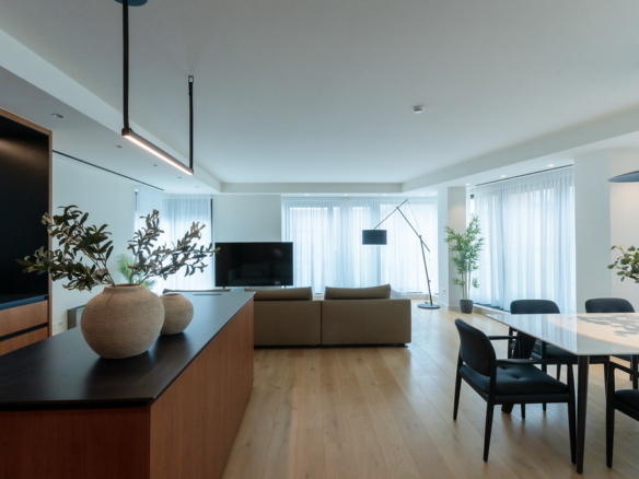 Trosoban stan, Nobel House Residences - dnevna soba, trpezarija, kuhinja | 2-Br apartment, Nobel House Residences - living room, dining room, kitchen