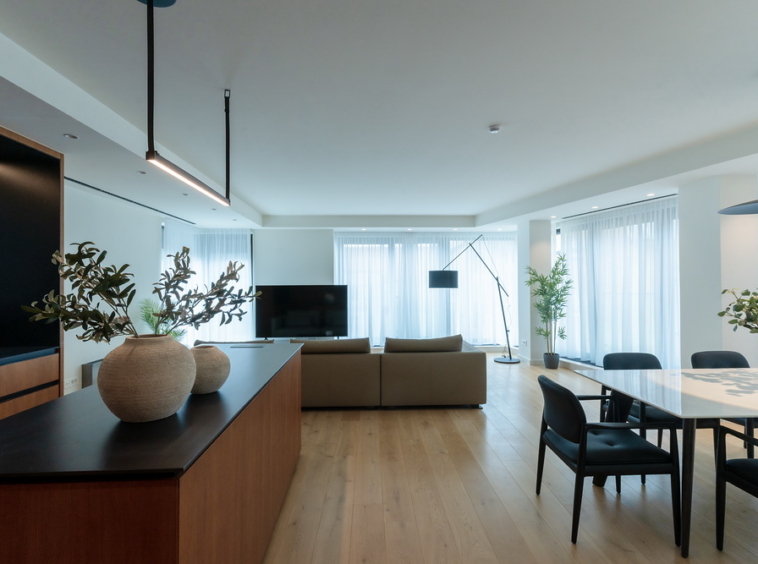 Trosoban stan, Nobel House Residences - dnevna soba, trpezarija, kuhinja | 2-Br apartment, Nobel House Residences - living room, dining room, kitchen