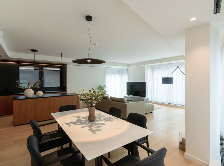 Trosoban stan, Nobel House Residences - dnevna soba, trpezarija, kuhinja | 2-Br apartment, Nobel House Residences - living room, dining room, kitchen