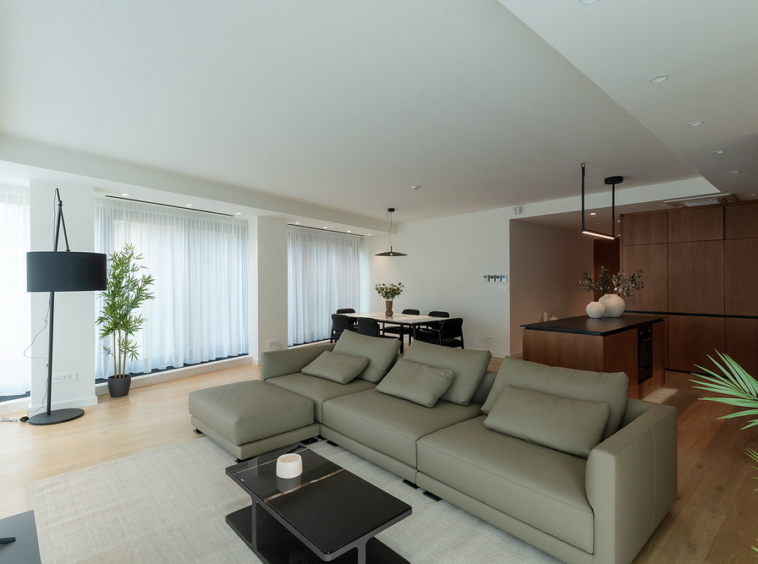 Trosoban stan, Nobel House Residences - dnevna soba, trpezarija, kuhinja | 2-Br apartment, Nobel House Residences - living room, dining room, kitchen