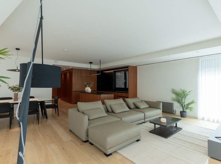 Trosoban stan, Nobel House Residences - dnevna soba, trpezarija, kuhinja | 2-Br apartment, Nobel House Residences - living room, dining room, kitchen