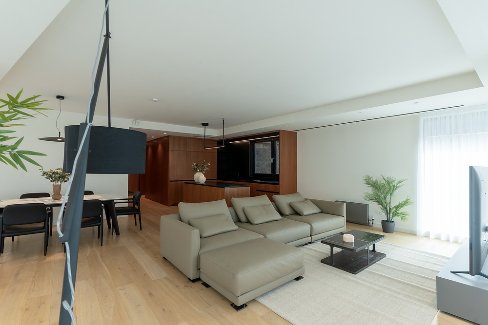 Trosoban stan, Nobel House Residences - dnevna soba, trpezarija, kuhinja | 2-Br apartment, Nobel House Residences - living room, dining room, kitchen