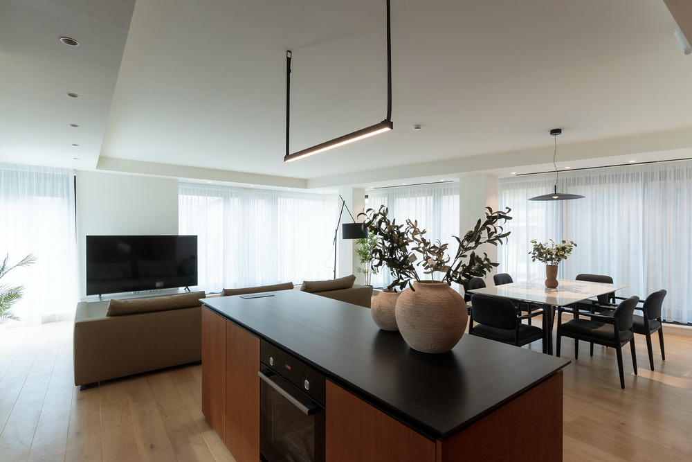 Trosoban stan, Nobel House Residences - dnevna soba, trpezarija, kuhinja | 2-Br apartment, Nobel House Residences - living room, dining room, kitchen
