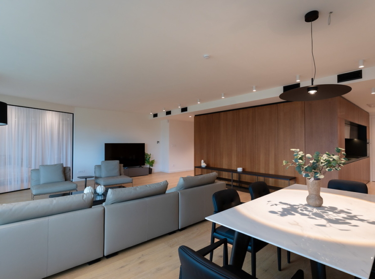 Trosoban stan, Nobel House Residences - dnevna soba, trpezarija, kuhinja | 2-Br apartment, Nobel House Residences - living room, dining room, kitchen