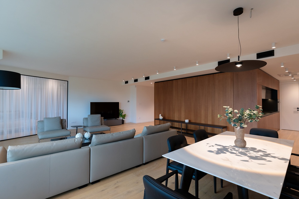 Trosoban stan, Nobel House Residences - dnevna soba, trpezarija, kuhinja | 2-Br apartment, Nobel House Residences - living room, dining room, kitchen