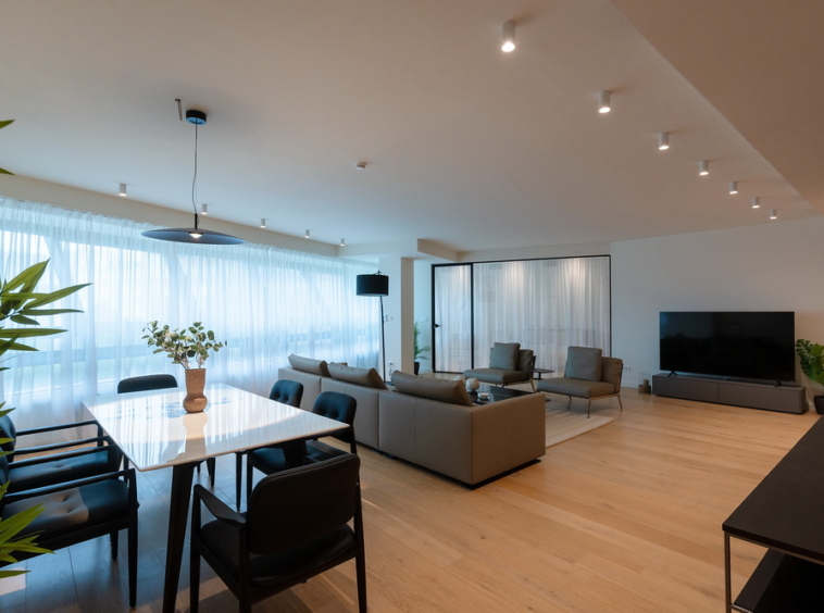 Trosoban stan, Nobel House Residences - dnevna soba, trpezarija, kuhinja | 2-Br apartment, Nobel House Residences - living room, dining room, kitchen