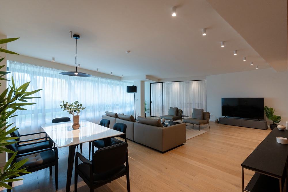 Trosoban stan, Nobel House Residences - dnevna soba, trpezarija, kuhinja | 2-Br apartment, Nobel House Residences - living room, dining room, kitchen
