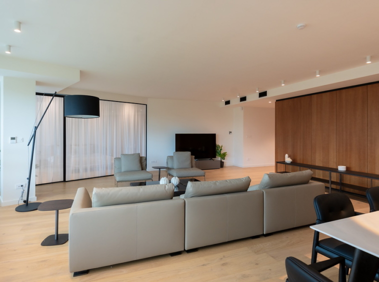 Trosoban stan, Nobel House Residences - dnevna soba, trpezarija, kuhinja | 2-Br apartment, Nobel House Residences - living room, dining room, kitchen