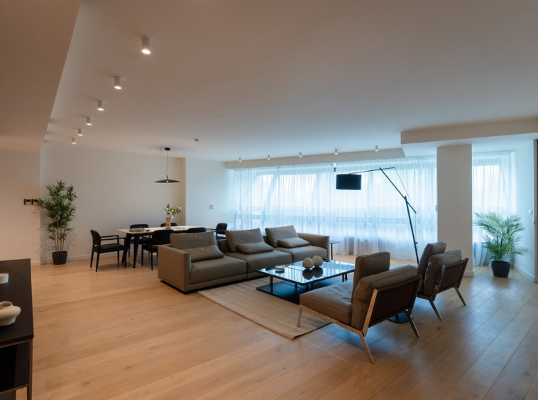 Trosoban stan, Nobel House Residences - dnevna soba, trpezarija, kuhinja | 2-Br apartment, Nobel House Residences - living room, dining room, kitchen