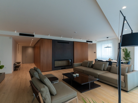 Trosoban stan, Nobel House Residences - dnevna soba, trpezarija, kuhinja | 2-Br apartment, Nobel House Residences - living room, dining room, kitchen