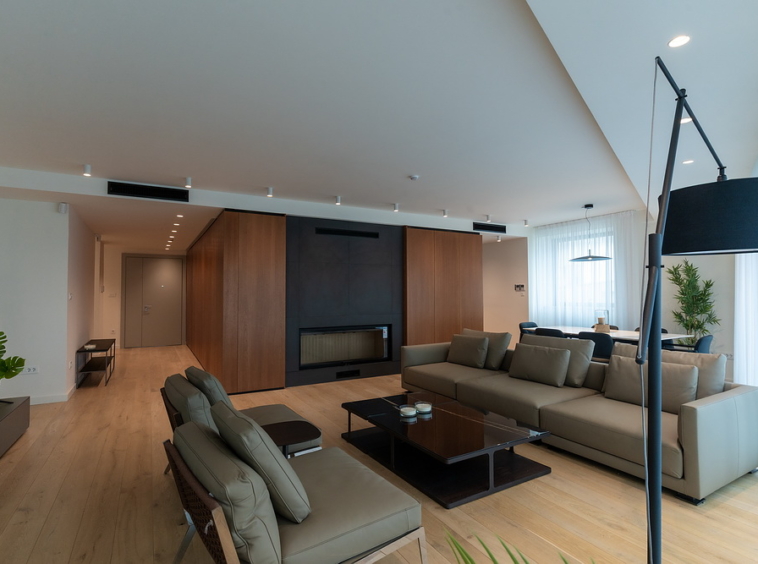 Trosoban stan, Nobel House Residences - dnevna soba, trpezarija, kuhinja | 2-Br apartment, Nobel House Residences - living room, dining room, kitchen