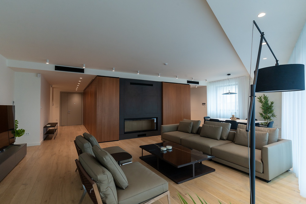 Trosoban stan, Nobel House Residences - dnevna soba, trpezarija, kuhinja | 2-Br apartment, Nobel House Residences - living room, dining room, kitchen