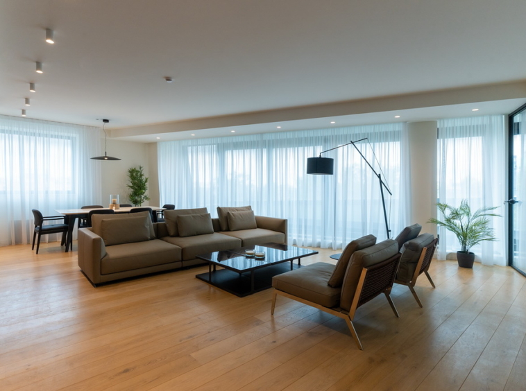 Trosoban stan, Nobel House Residences - dnevna soba, trpezarija, kuhinja | 2-Br apartment, Nobel House Residences - living room, dining room, kitchen