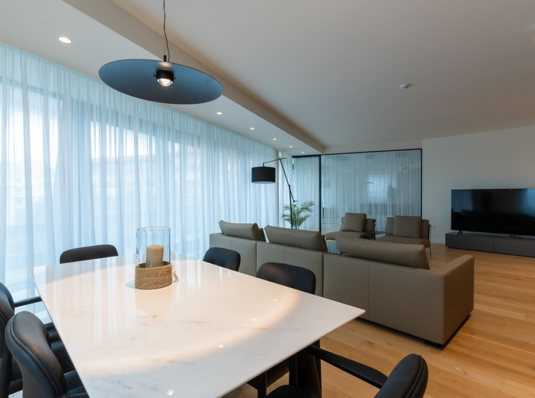 Trosoban stan, Nobel House Residences - dnevna soba, trpezarija, kuhinja | 2-Br apartment, Nobel House Residences - living room, dining room, kitchen