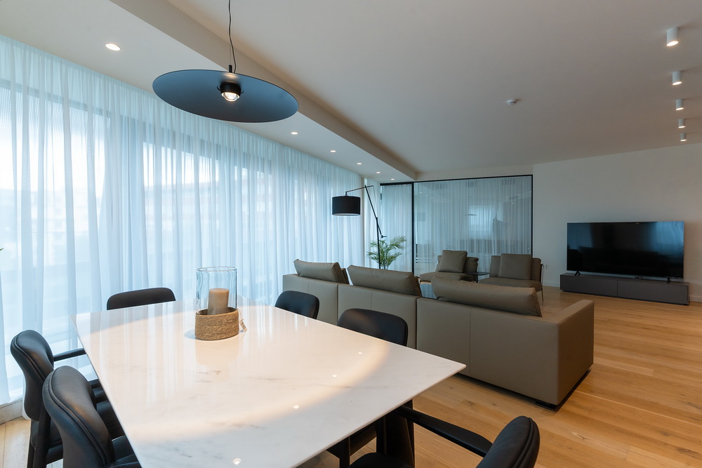 Trosoban stan, Nobel House Residences - dnevna soba, trpezarija, kuhinja | 2-Br apartment, Nobel House Residences - living room, dining room, kitchen