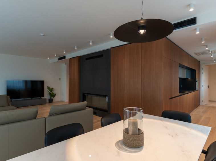 Trosoban stan, Nobel House Residences - dnevna soba, trpezarija, kuhinja | 2-Br apartment, Nobel House Residences - living room, dining room, kitchen