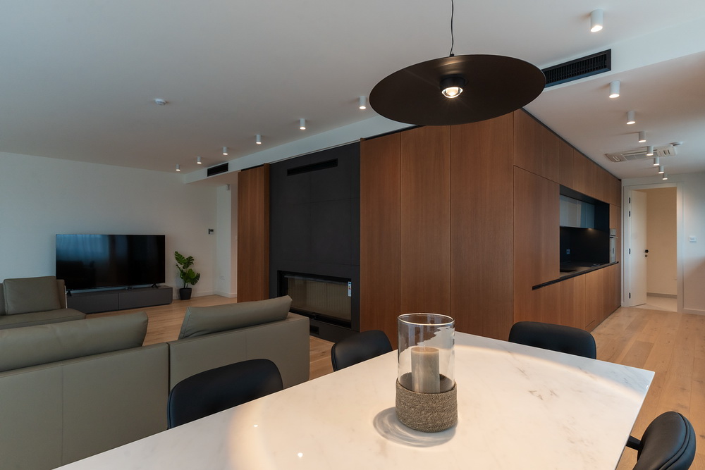 Trosoban stan, Nobel House Residences - dnevna soba, trpezarija, kuhinja | 2-Br apartment, Nobel House Residences - living room, dining room, kitchen