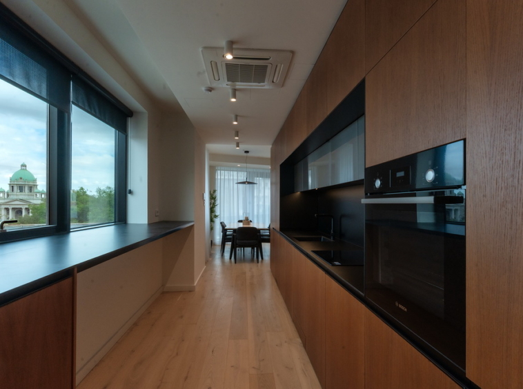 Trosoban stan, Nobel House Residences - dnevna soba, trpezarija, kuhinja | 2-Br apartment, Nobel House Residences - living room, dining room, kitchen