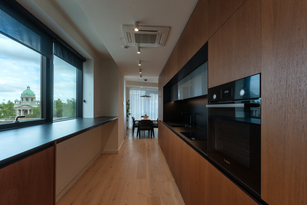 Trosoban stan, Nobel House Residences - dnevna soba, trpezarija, kuhinja | 2-Br apartment, Nobel House Residences - living room, dining room, kitchen