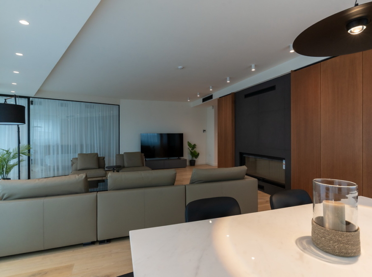 Trosoban stan, Nobel House Residences - dnevna soba, trpezarija, kuhinja | 2-Br apartment, Nobel House Residences - living room, dining room, kitchen
