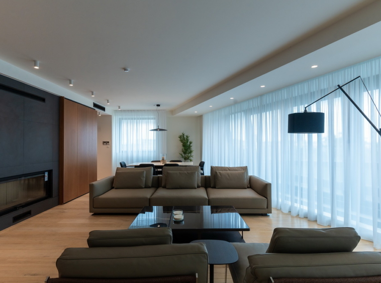 Trosoban stan, Nobel House Residences - dnevna soba, trpezarija, kuhinja | 2-Br apartment, Nobel House Residences - living room, dining room, kitchen