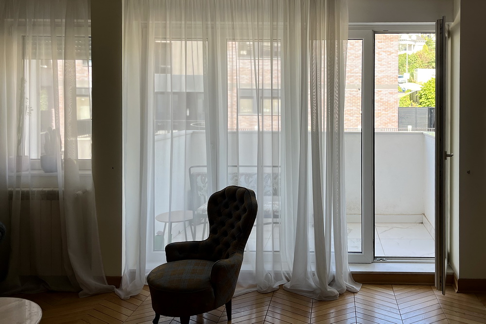 Trosoban dupleks, Dedinje - dnevna soba, trpezarija, kuhinja | 2-Br duplex apartment, Dedinje - living room, dining room, kitchen