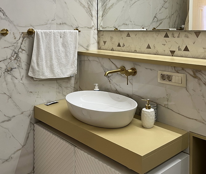 Trosoban dupleks, Dedinje - kupatilo | 2-Br duplex apartment, Dedinje - bathroom