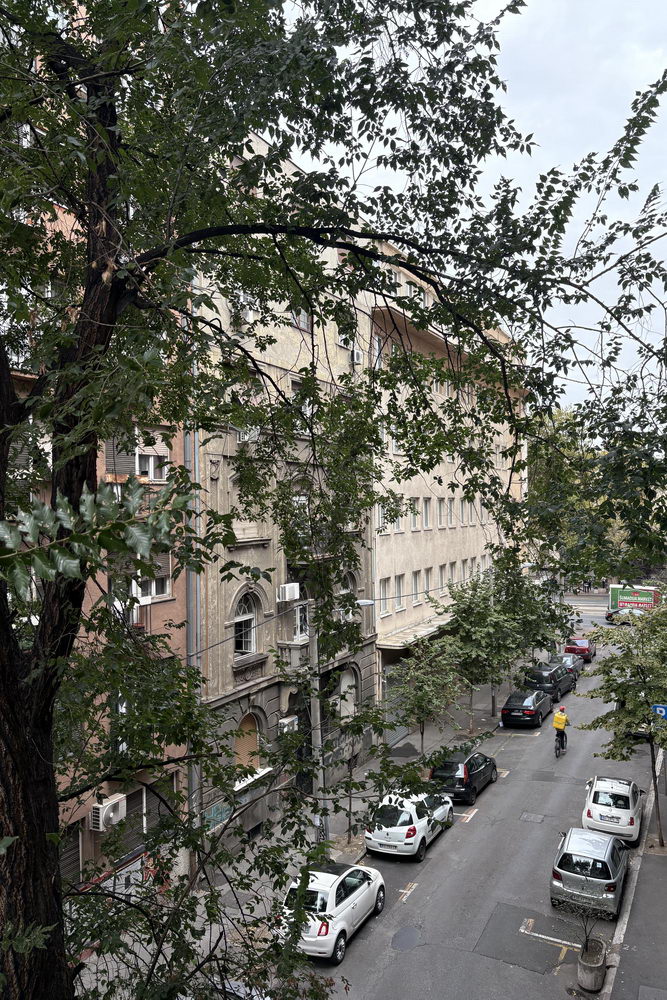 Četvorosoban stan, Vračar - pogled s terase | 3-Br apartment - view from the terrace